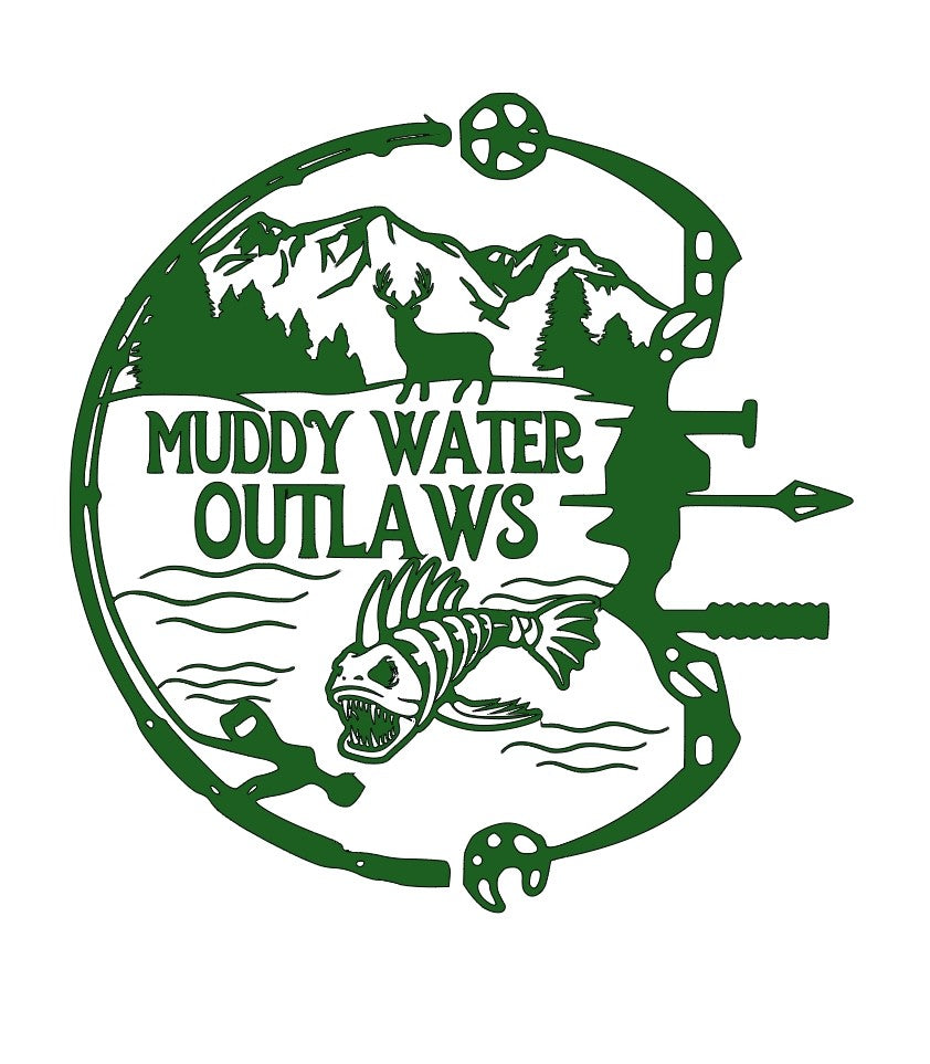 Sticker Muddy Water Outlaws origonal